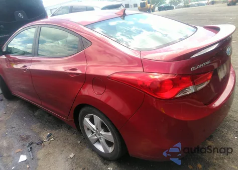 2013 Hyundai Elantra Gls from USA, damaged, VIN 5NPDH4AE3DH388183